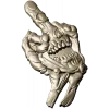 Defiant Skullhand - 3D STL model for CNC relief