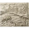 Fishing Bears bas-relief STL for CNC milling