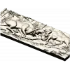 High-Relief Stags Panel STL for CNC - Detailed 3D Model for Milling