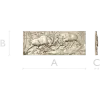 High-Relief Stags Panel STL for CNC - Detailed 3D Model for Milling