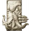Kraken Embrace - octopus relief STL 3D model for CNC