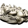 Fruit Basket Relief STL for CNC