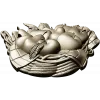 Fruit Basket Relief STL for CNC