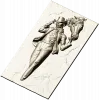 Cowboy and Horse High-Relief STL for CNC Routing