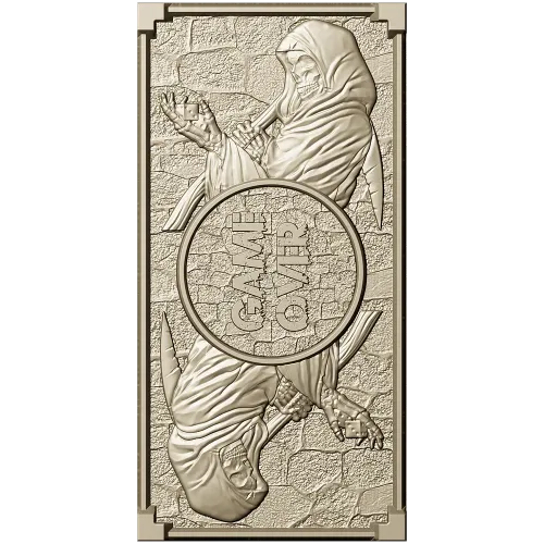 Game Over Reaper Relief - STL 3D model for CNC milling
