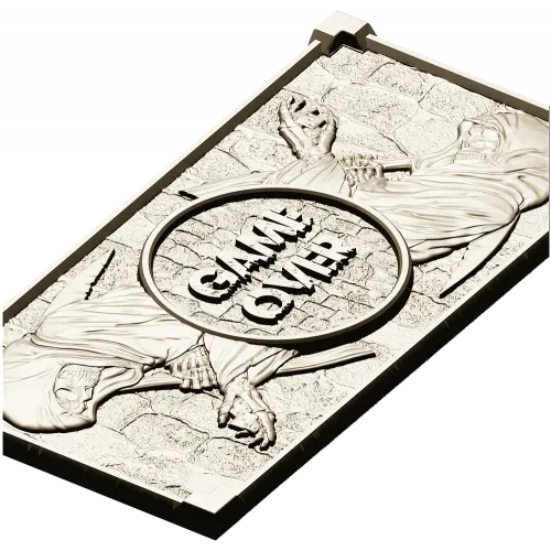 Game Over Reaper Relief - STL 3D model for CNC milling