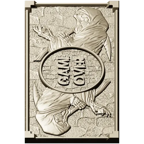 Game Over Reaper Relief - STL 3D model for CNC milling