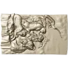 Woman and Lions High-Relief Panel STL