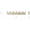 Mermaid Frieze STL - High-Relief Decorative Panel for CNC