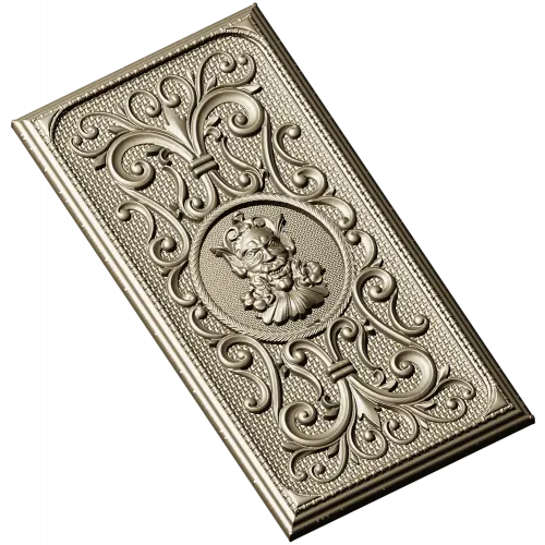Demonic Medallion Relief Panel - STL 3D model for CNC