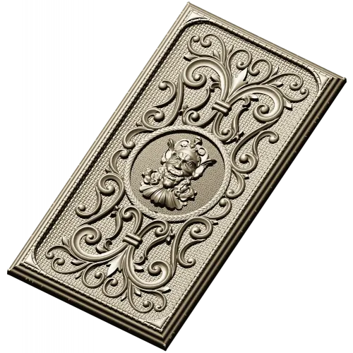 Demonic Medallion Relief Panel - STL 3D model for CNC