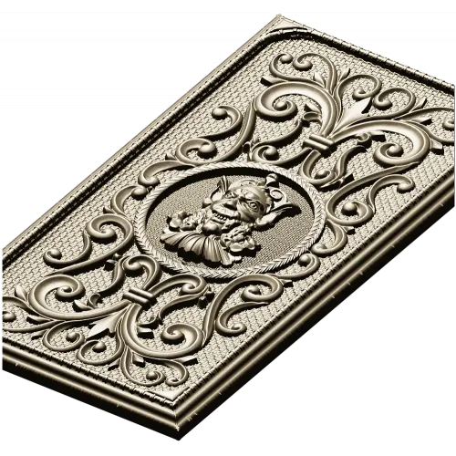 Demonic Medallion Relief Panel - STL 3D model for CNC