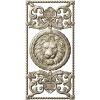 Lion Medallion Decorative Panel - STL 3D Model for CNC