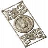 Lion Medallion Decorative Panel - STL 3D Model for CNC