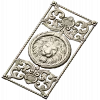Lion Medallion Decorative Panel - STL 3D Model for CNC