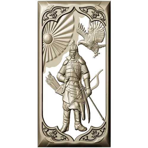 3D панно "Воин и Орёл" - STL для ЧПУ