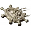 Skull at the Helm - 3D STL model for CNC carving