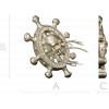 Skull at the Helm - 3D STL model for CNC carving