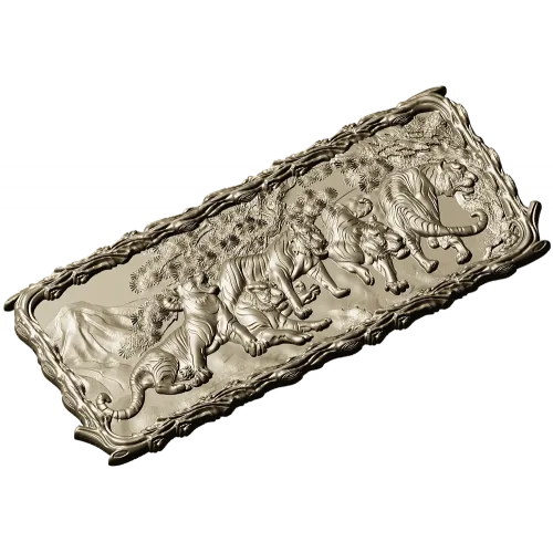 Панно "Стражи горы" - 3D модель STL для ЧПУ