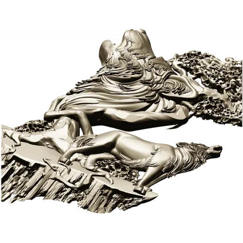 Волчья Симфония - 3D модель STL для ЧПУ