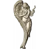 Angel holding baby - high-relief STL for CNC