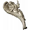 Angel holding baby - high-relief STL for CNC