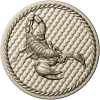 Scorpio medallion 3D model (STL) for CNC routing