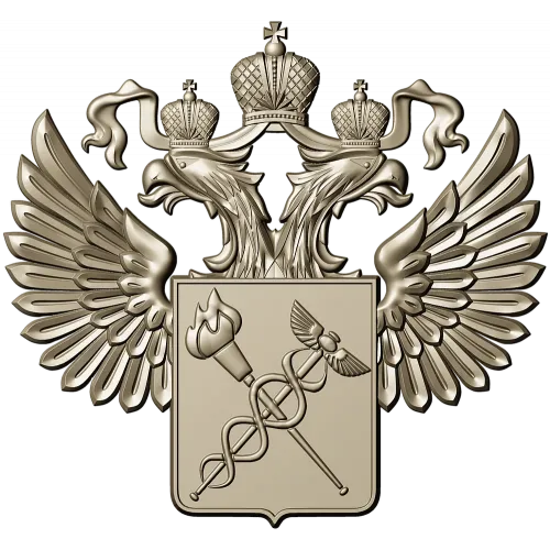 Двуглавый орёл с медицинским щитом - STL барельеф для ЧПУ