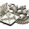 Двуглавый орёл с медицинским щитом - STL барельеф для ЧПУ