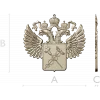 Двуглавый орёл с медицинским щитом - STL барельеф для ЧПУ