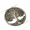 Tree of Life Round Medallion - STL 3D Model for CNC