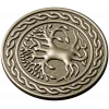 Celtic Tree of Life round medallion STL for CNC