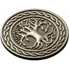 Celtic Tree of Life round medallion STL for CNC