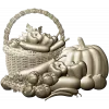 Корзина с овощами - 3D модель STL для ЧПУ фрезера