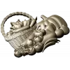 Корзина с овощами - 3D модель STL для ЧПУ фрезера