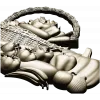 Корзина с овощами - 3D модель STL для ЧПУ фрезера