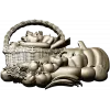 Корзина с овощами - 3D модель STL для ЧПУ фрезера