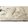 Барельеф "Расслабленная нимфа" - 3D модель STL для ЧПУ