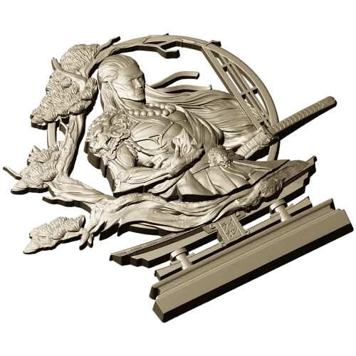 Воин Сакуры - 3D модель STL для ЧПУ