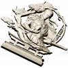 Воин Сакуры - 3D модель STL для ЧПУ