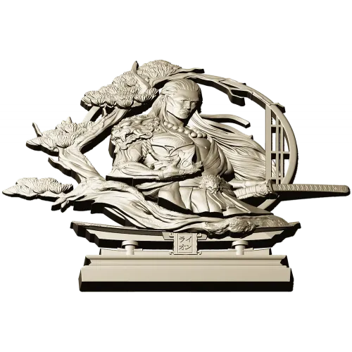Воин Сакуры - 3D модель STL для ЧПУ