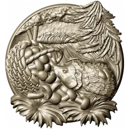 Ёжик в корзинке