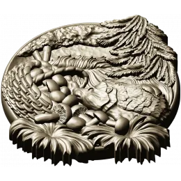 Ёжик в корзинке