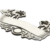 Ornate Deer Banner - STL 3D Model for CNC