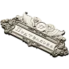 Ornate Heraldic Address Plaque - STL 3D Model for CNC Milling