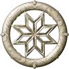 Солнечный Алатырь - круглая розетка STL для ЧПУ