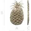 Pineapple Blossom Relief - STL 3D model for CNC milling