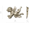 Ангел с лирой - 3D модель STL для ЧПУ