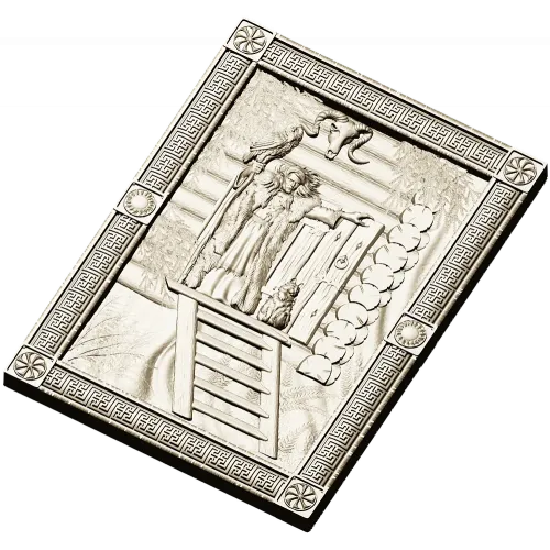 Врата Избы Бабы-Яги - 3D модель STL для ЧПУ