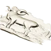 Mountain Ram relief STL for CNC milling